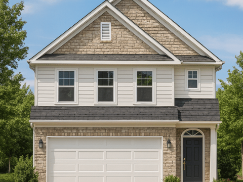 Custom 2-Story House Plan with Narrow Lot Layout & CAD Blueprints
