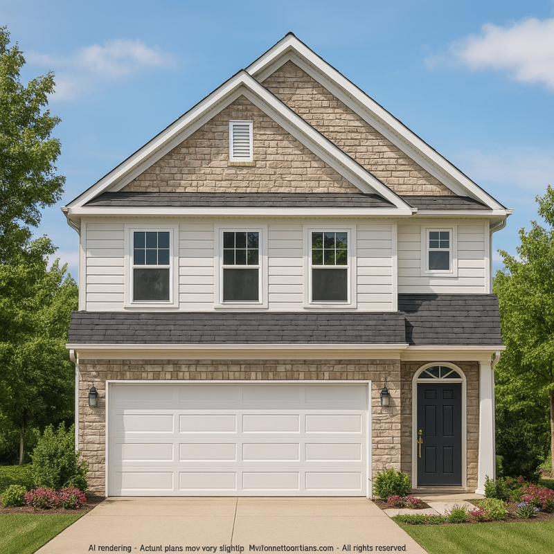Custom 2-Story House Plan with Narrow Lot Layout & CAD Blueprints