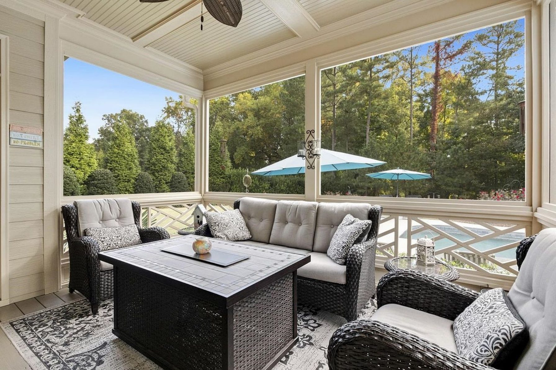 Custom 2-Story House Plan with Vaulted Ceilings & Screened Porch