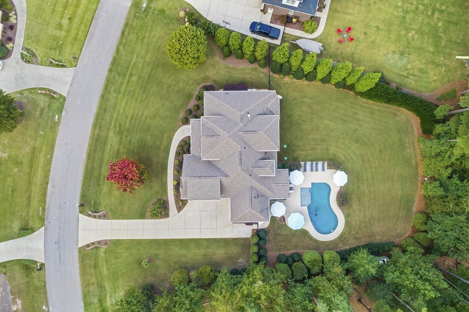 Custom 2-Story House Plan with Vaulted Ceilings & Screened Porch