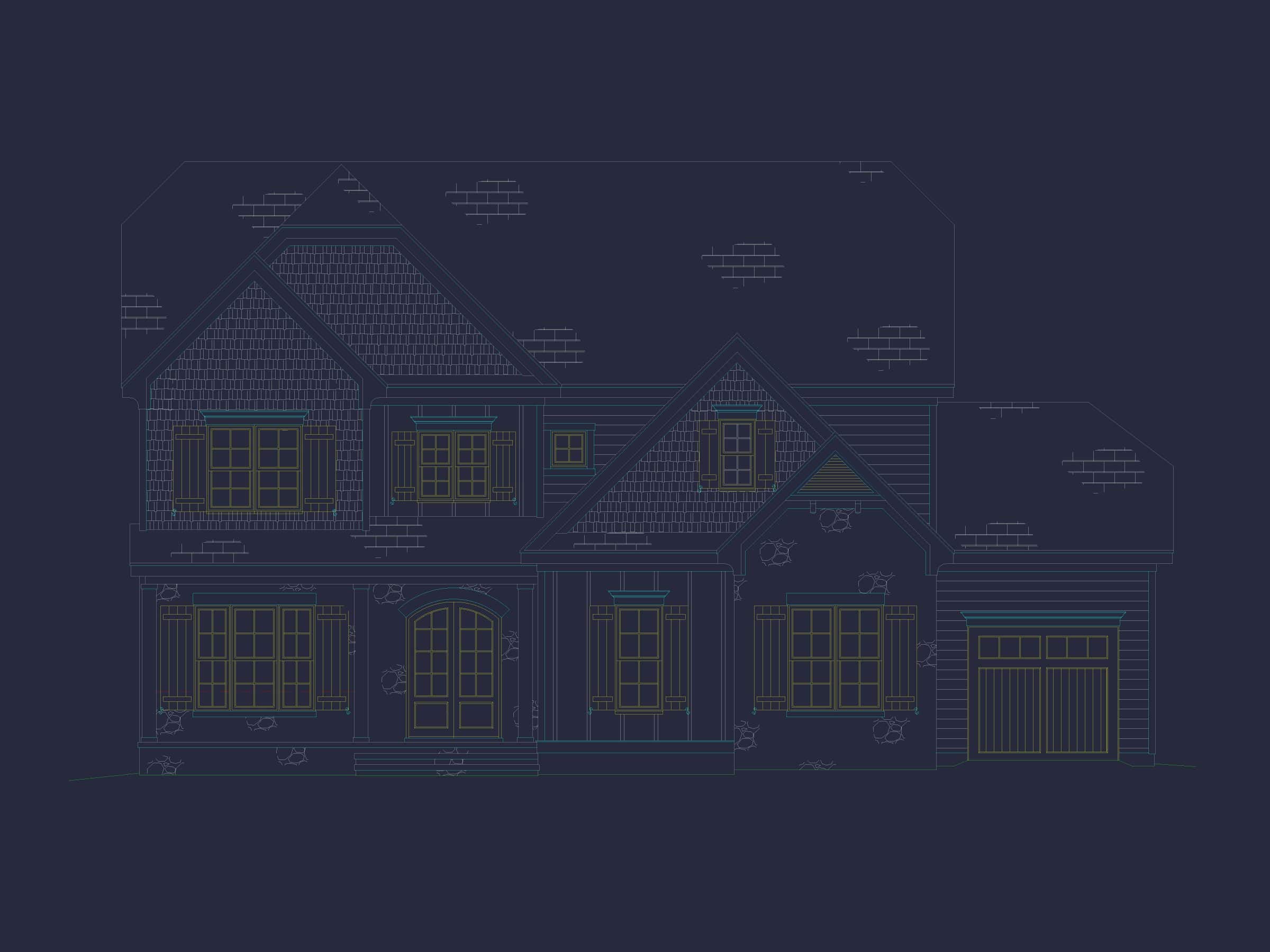 Custom 3-Story House Plan with 5 Bedrooms & CAD Designs