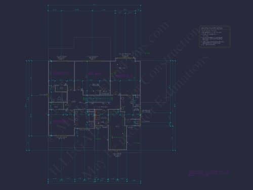 Custom 3-Story House Plan with 5 Bedrooms & CAD Designs