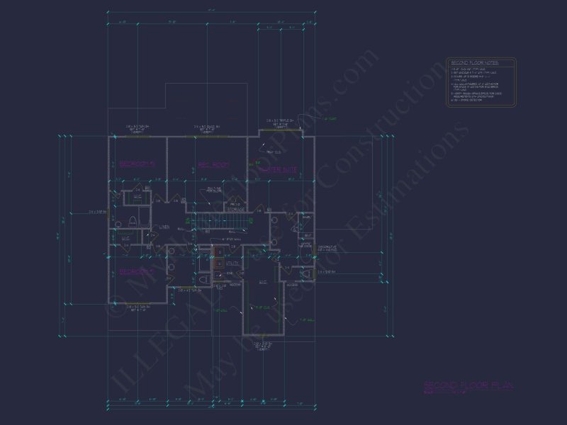 Custom 3-Story House Plan with 5 Bedrooms & CAD Designs