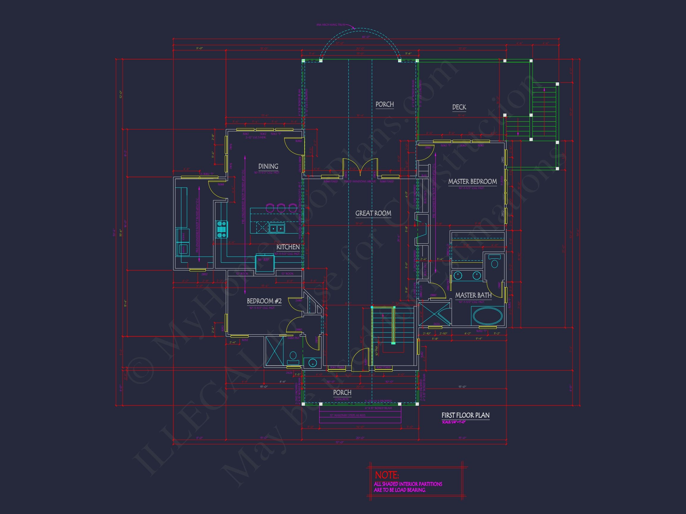 Custom Craftsman Home Plan with 2 Stories & CAD Designs