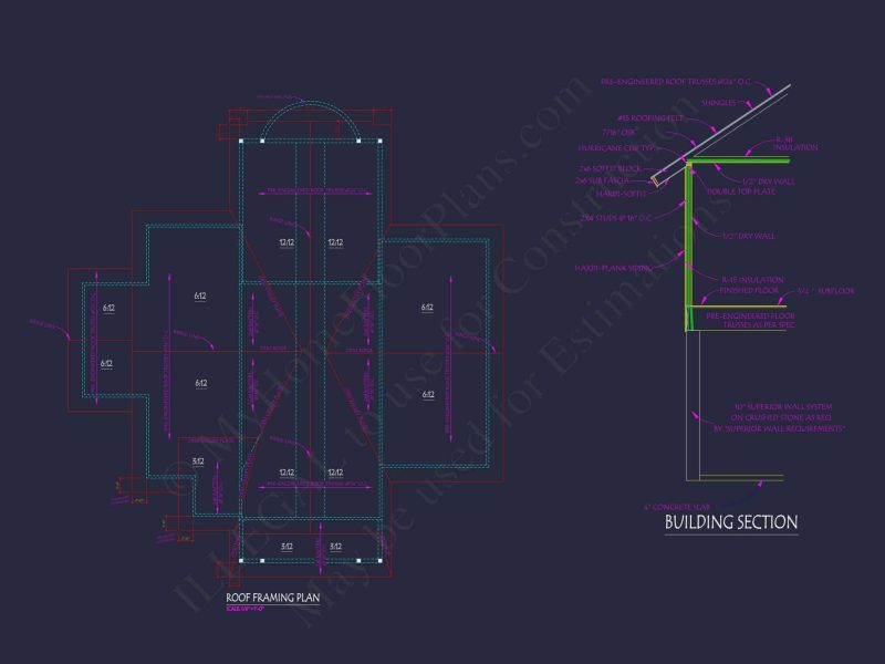 Custom Craftsman Home Plan with 2 Stories & CAD Designs
