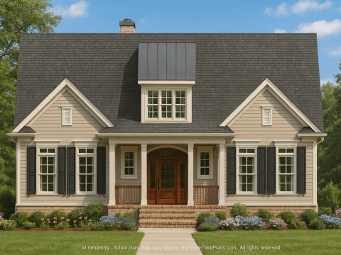 Custom Home Plan with 3 Floors – CAD Architectural Designs
