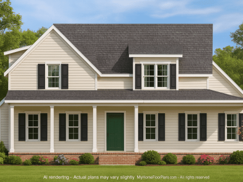 Custom House Plan with Floor Plan, Blueprint, CAD & Designs