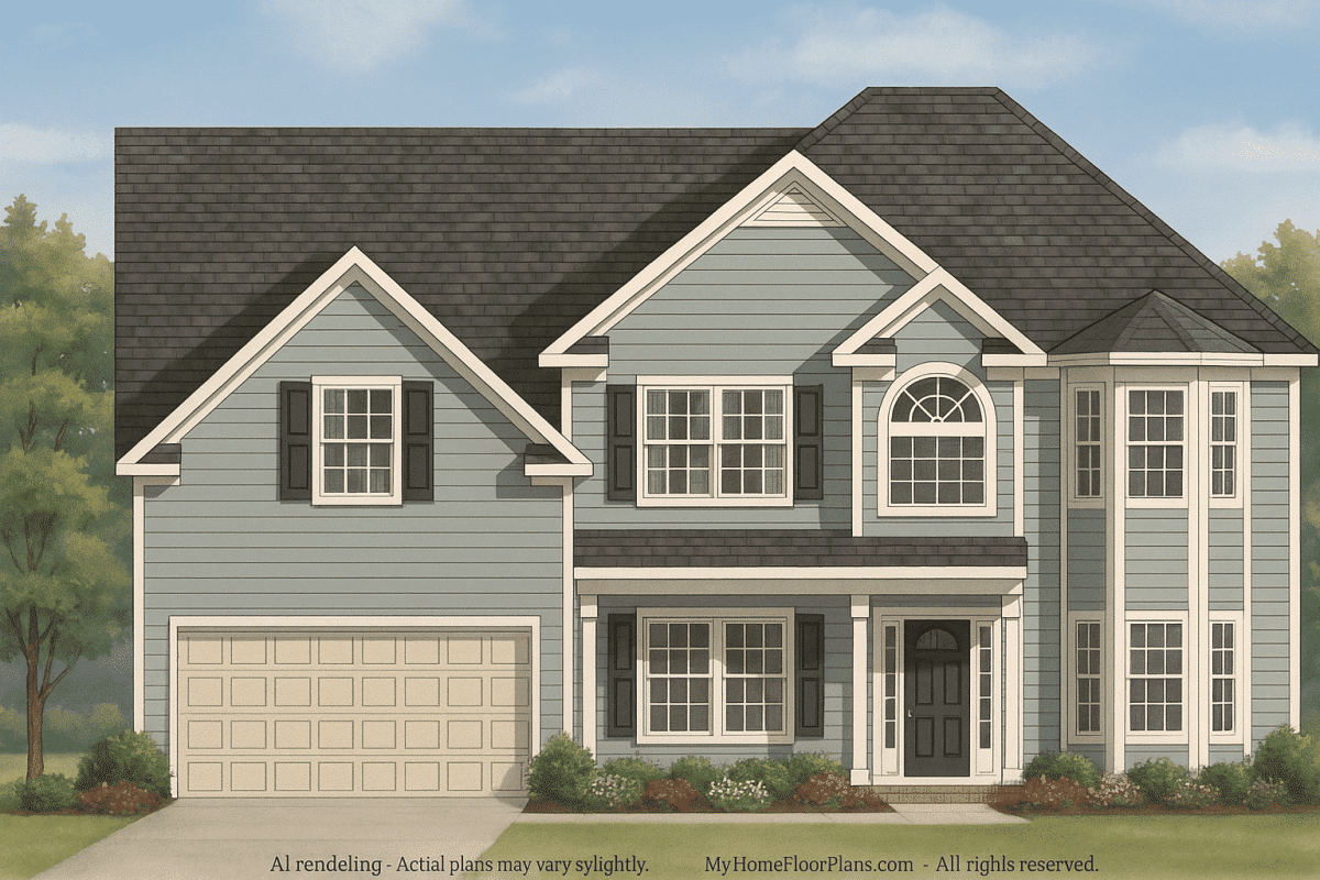 Discover this elegant 4-bedroom house plan with 3,221 heated sq. ft., flexible floor plan, and detailed CAD blueprints—ideal for modern families.
