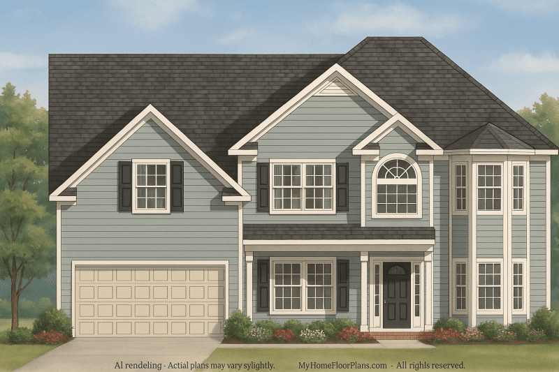 Discover this elegant 4-bedroom house plan with 3,221 heated sq. ft., flexible floor plan, and detailed CAD blueprints—ideal for modern families.