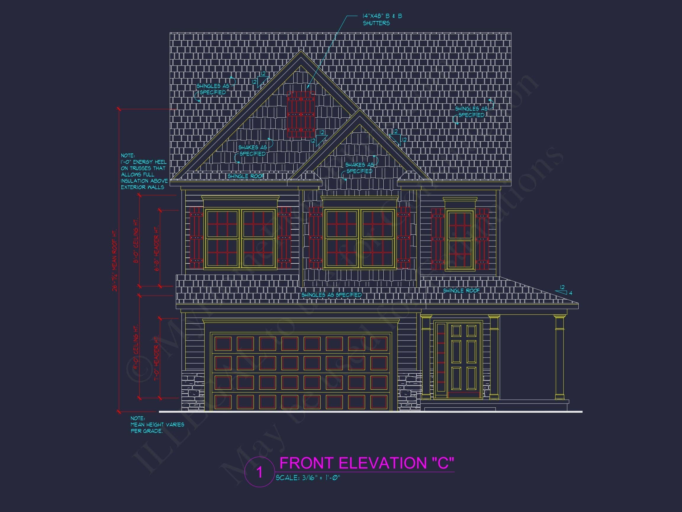 Efficient 2-Story House Plan with CAD Blueprints and Functional Layout