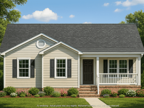 Efficient 5-Bedroom House Plan with CAD Files & Functional Blueprint