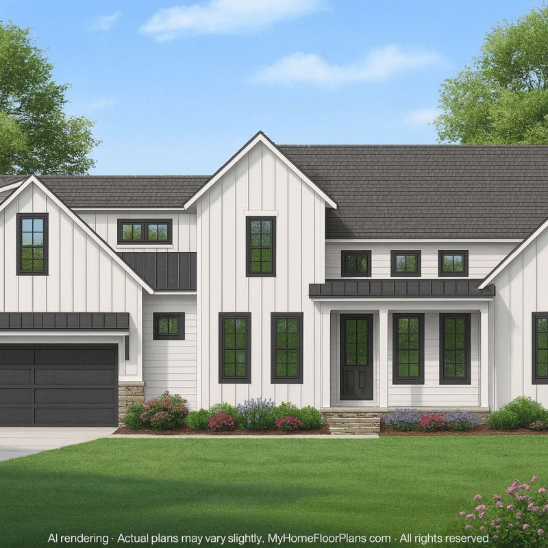 Effortlessly Modern Floor Plan Home Blueprint CAD for Designers