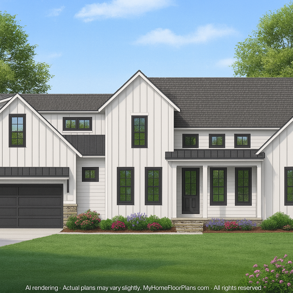 Effortlessly Modern Floor Plan Home Blueprint CAD for Designers