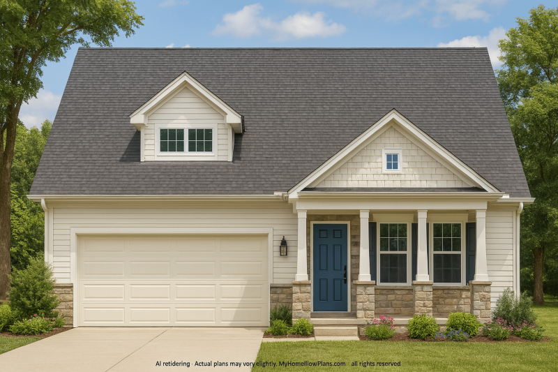 Elegant 2-Story House Plan with 6 Elevations and Open Layout