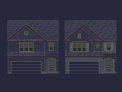 Elegant 2-Story House Plan with Craftsman-Inspired Design