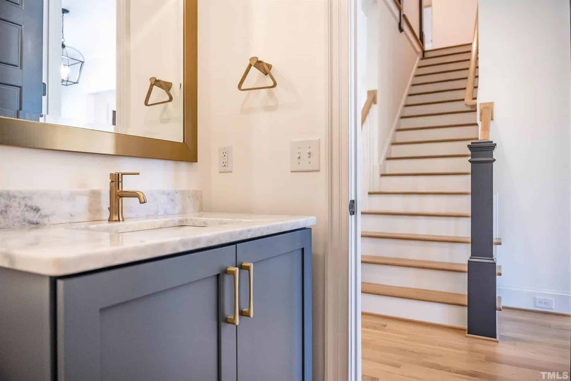 Elegant 3-Floor House Plan with Modern Farmhouse Charm