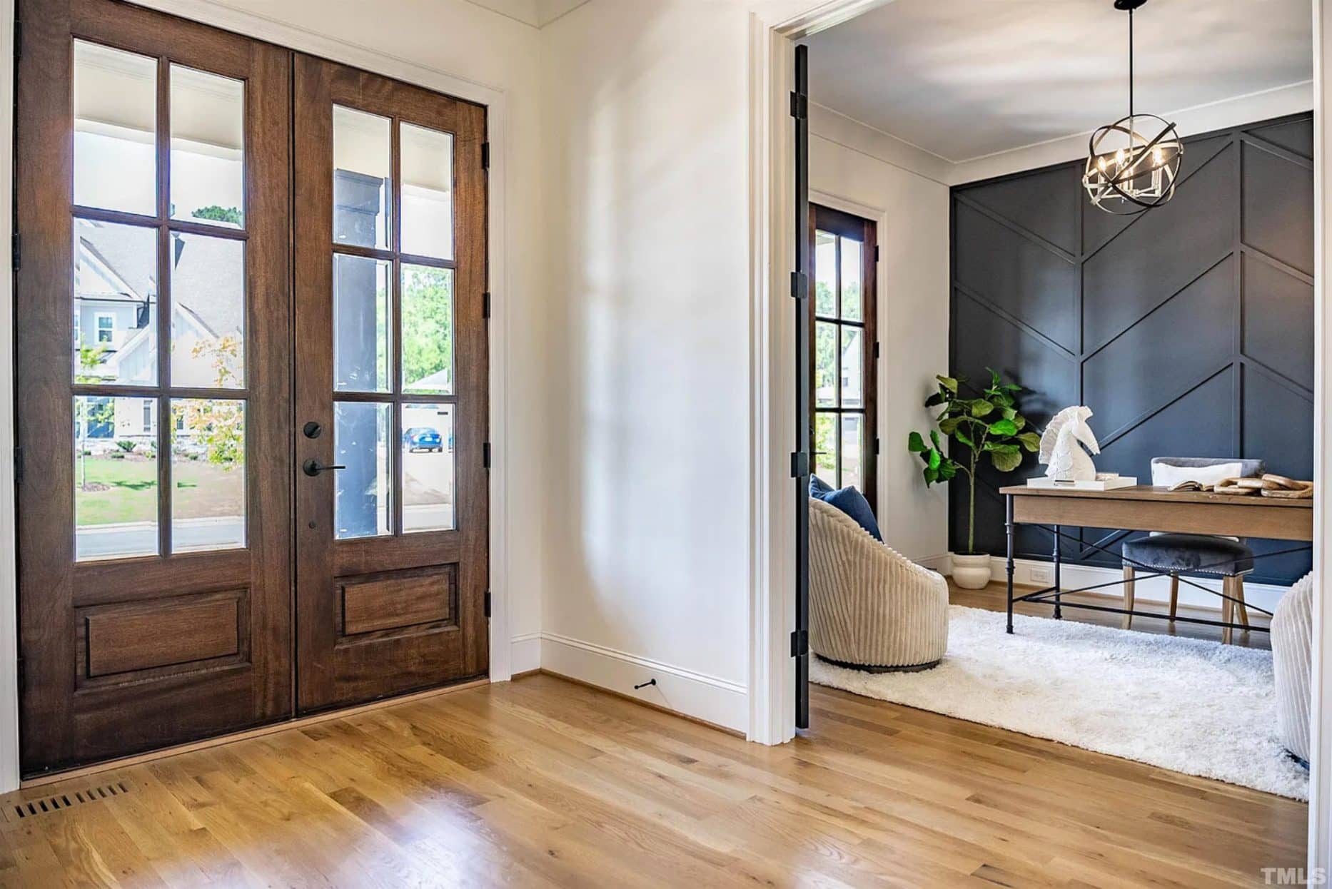 Elegant 3-Floor House Plan with Modern Farmhouse Charm