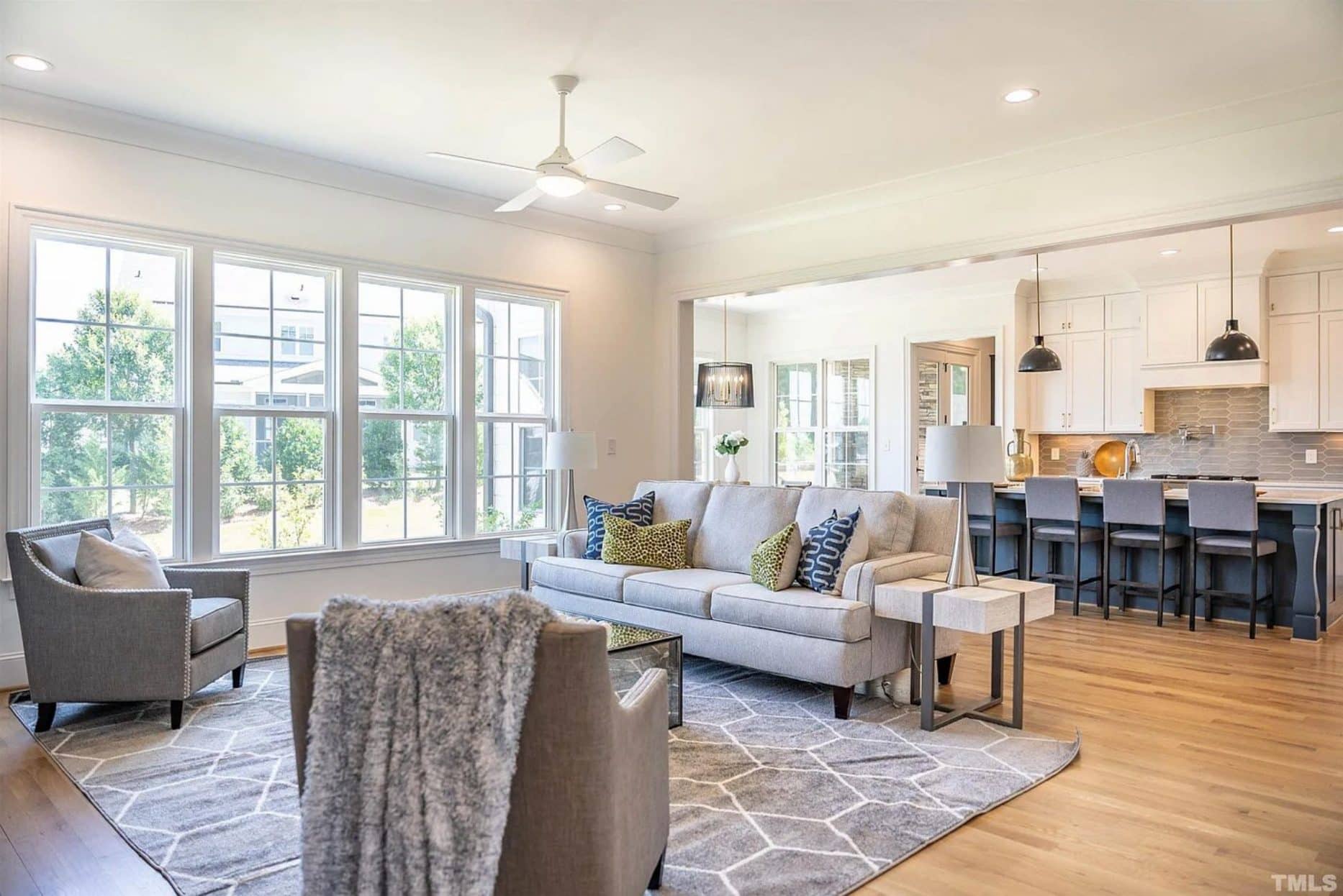Elegant 3-Floor House Plan with Modern Farmhouse Charm