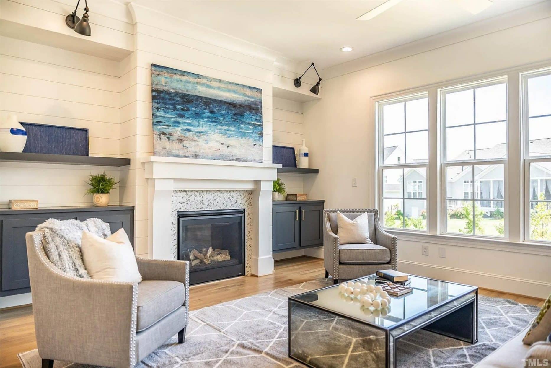 Elegant 3-Floor House Plan with Modern Farmhouse Charm