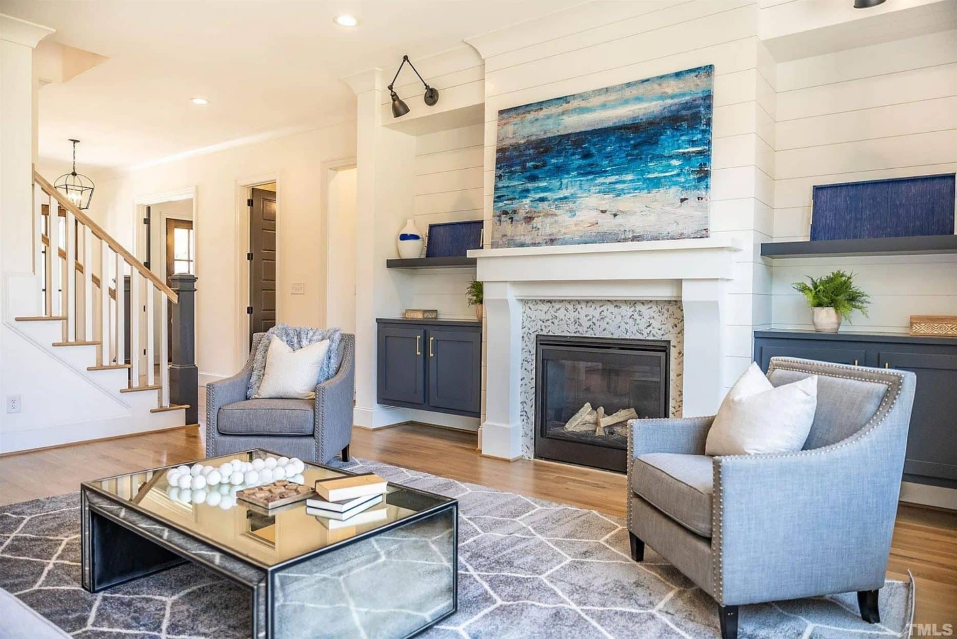 Elegant 3-Floor House Plan with Modern Farmhouse Charm