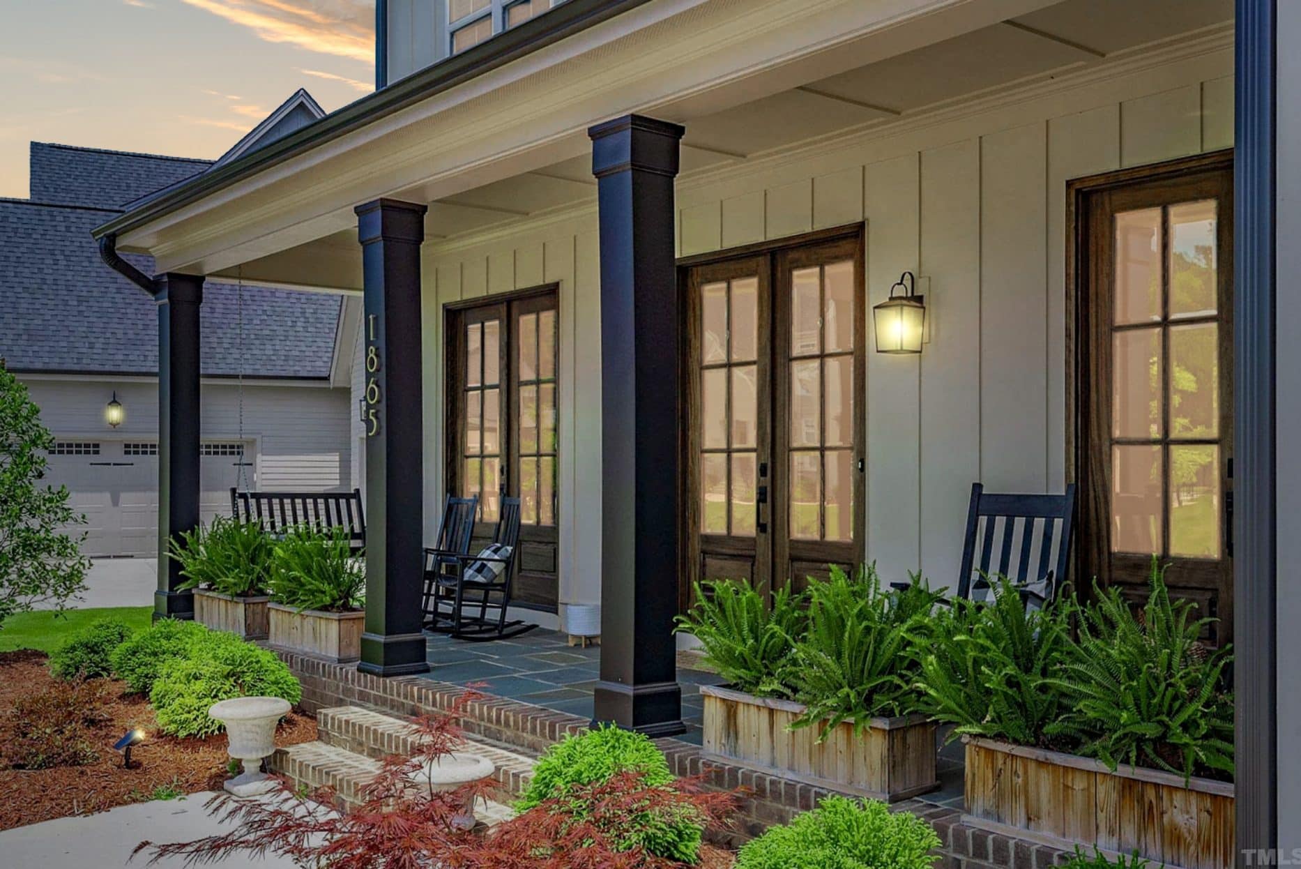 Elegant 3-Floor House Plan with Modern Farmhouse Charm