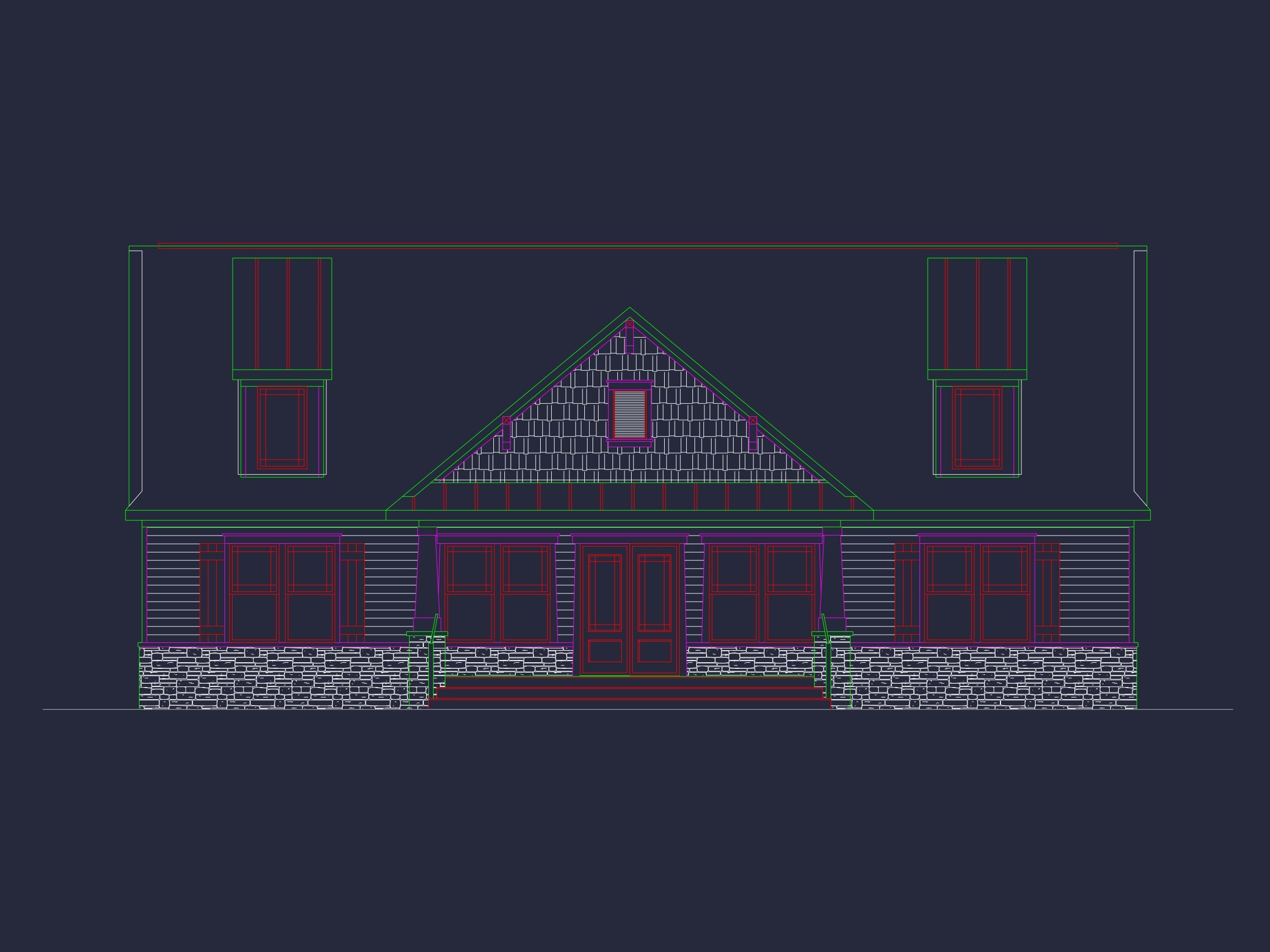 Elegant Clubhouse Floor Plan with Traditional Architecture
