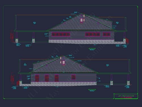 Elegant Clubhouse Floor Plan with Traditional Architecture