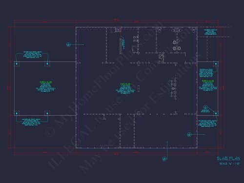 Elegant Clubhouse Floor Plan with Traditional Architecture