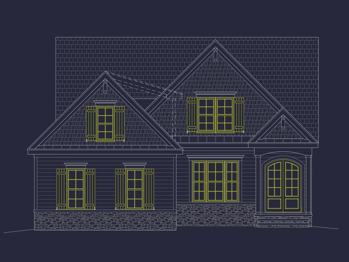 Elegant Craftsman House Plan with Flexible Layout & CAD Designs