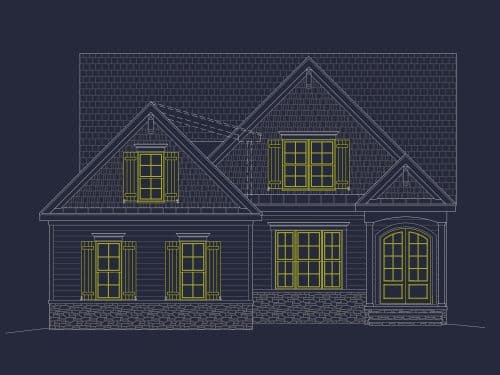 Elegant Craftsman House Plan with Flexible Layout & CAD Designs