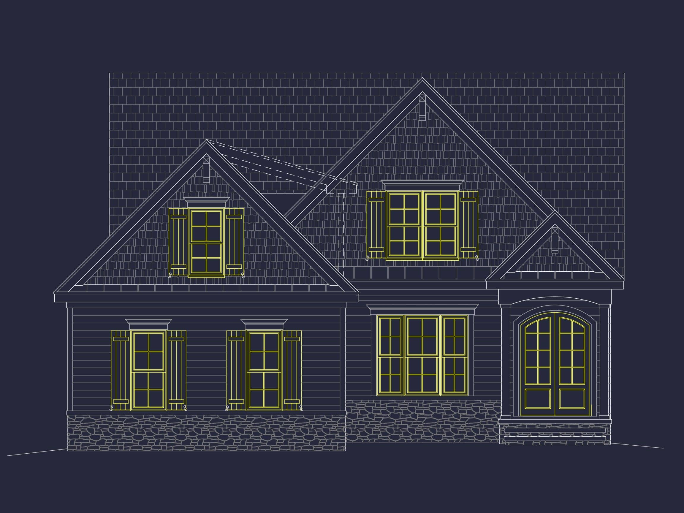 Elegant Craftsman House Plan with Flexible Layout & CAD Designs