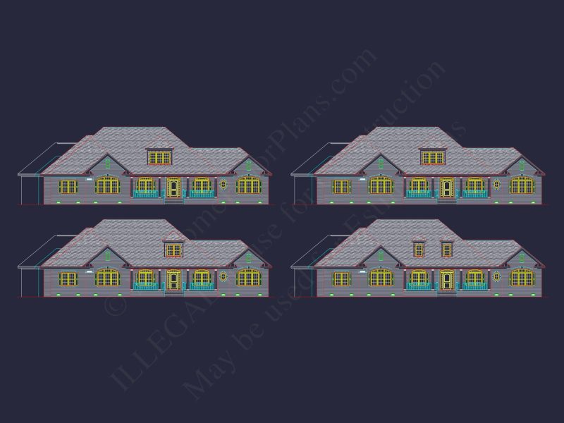 Elegant-Home-Floor-Plan-Blueprint-Designs-with-CAD-Architecture