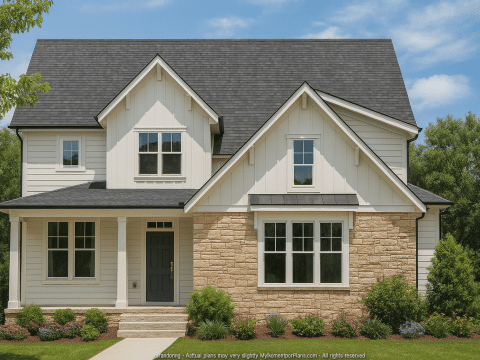 Elegant Home Floor Plan with CAD Designs & Blueprint Features