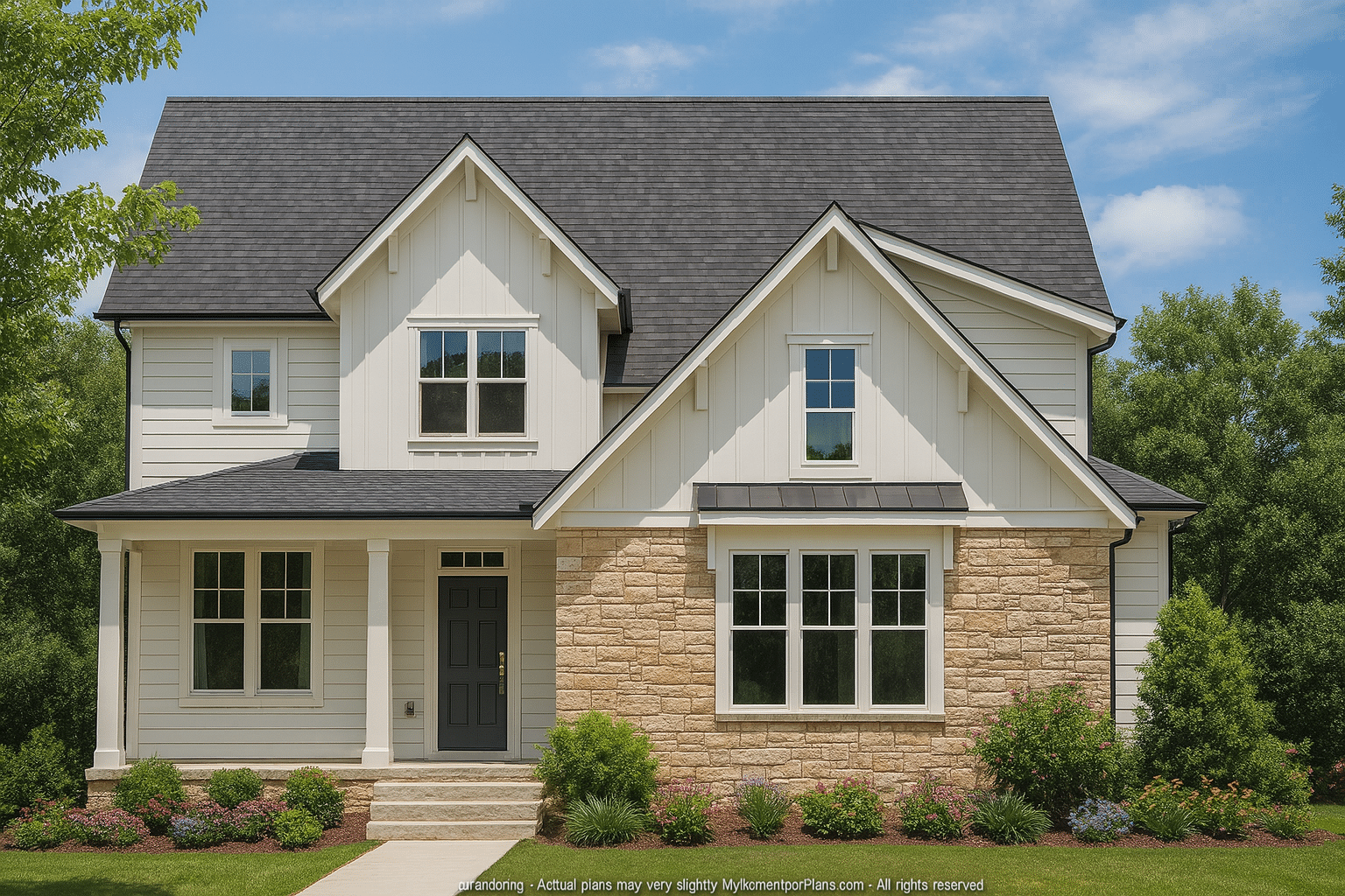 Elegant Home Floor Plan with CAD Designs & Blueprint Features