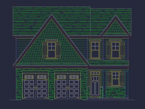 Elegant-Home-Plan-with-Floor-PlanBlueprintCAD-Designs