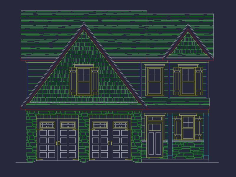 Elegant-Home-Plan-with-Floor-PlanBlueprintCAD-Designs