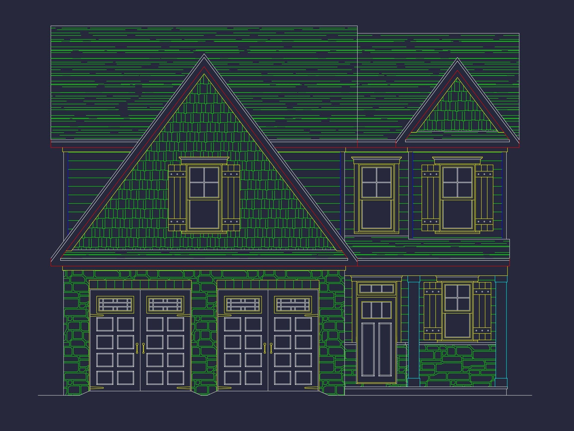 Elegant-Home-Plan-with-Floor-PlanBlueprintCAD-Designs