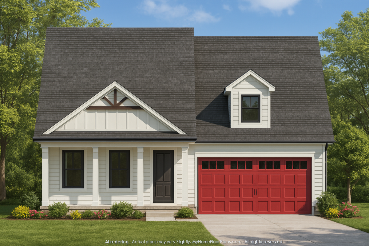 Elegant House Plan with CAD Blueprints and Traditional Design