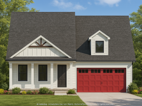 Elegant House Plan with CAD Blueprints and Traditional Design