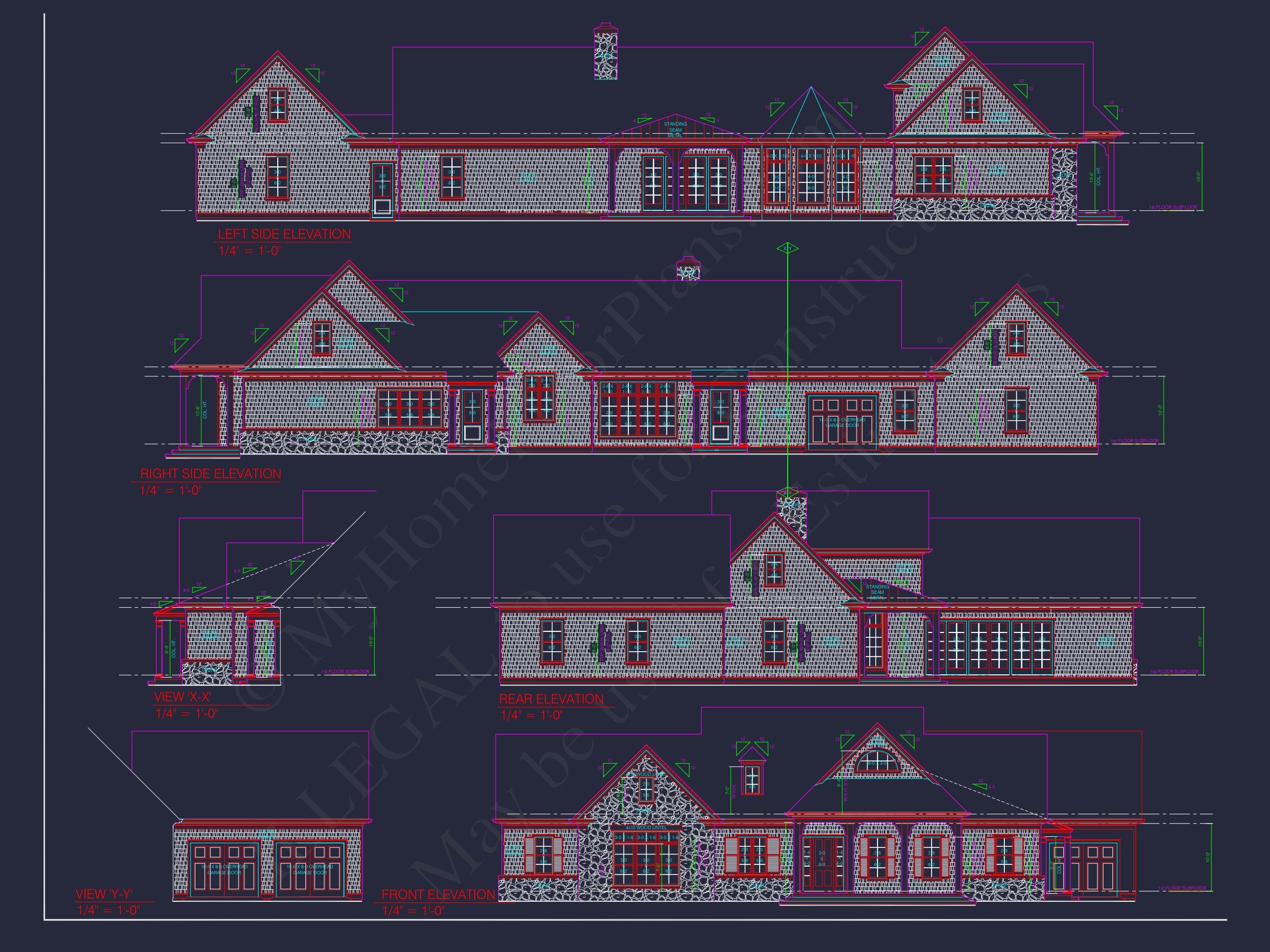 Elegant One-Story House Plan with Spacious Layout and 3,701 Heated Sq. Ft. (2)