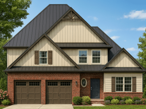 Exceptional 2-Story Craftsman House Plan with 4 Bedrooms and CAD Designs