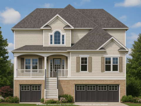 Expansive 3-Story Beach House Plan with 6 Bedrooms & Stunning Architecture
