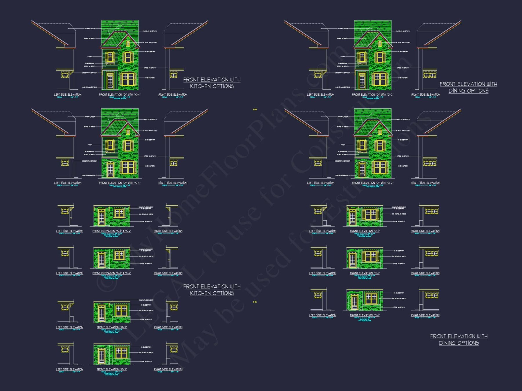 Flexible Townhome Floor Plan for 3–6 Units with CAD Designs