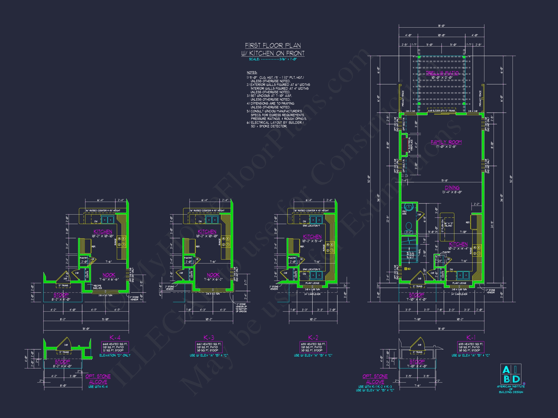 Flexible Townhome Floor Plan for 3–6 Units with CAD Designs