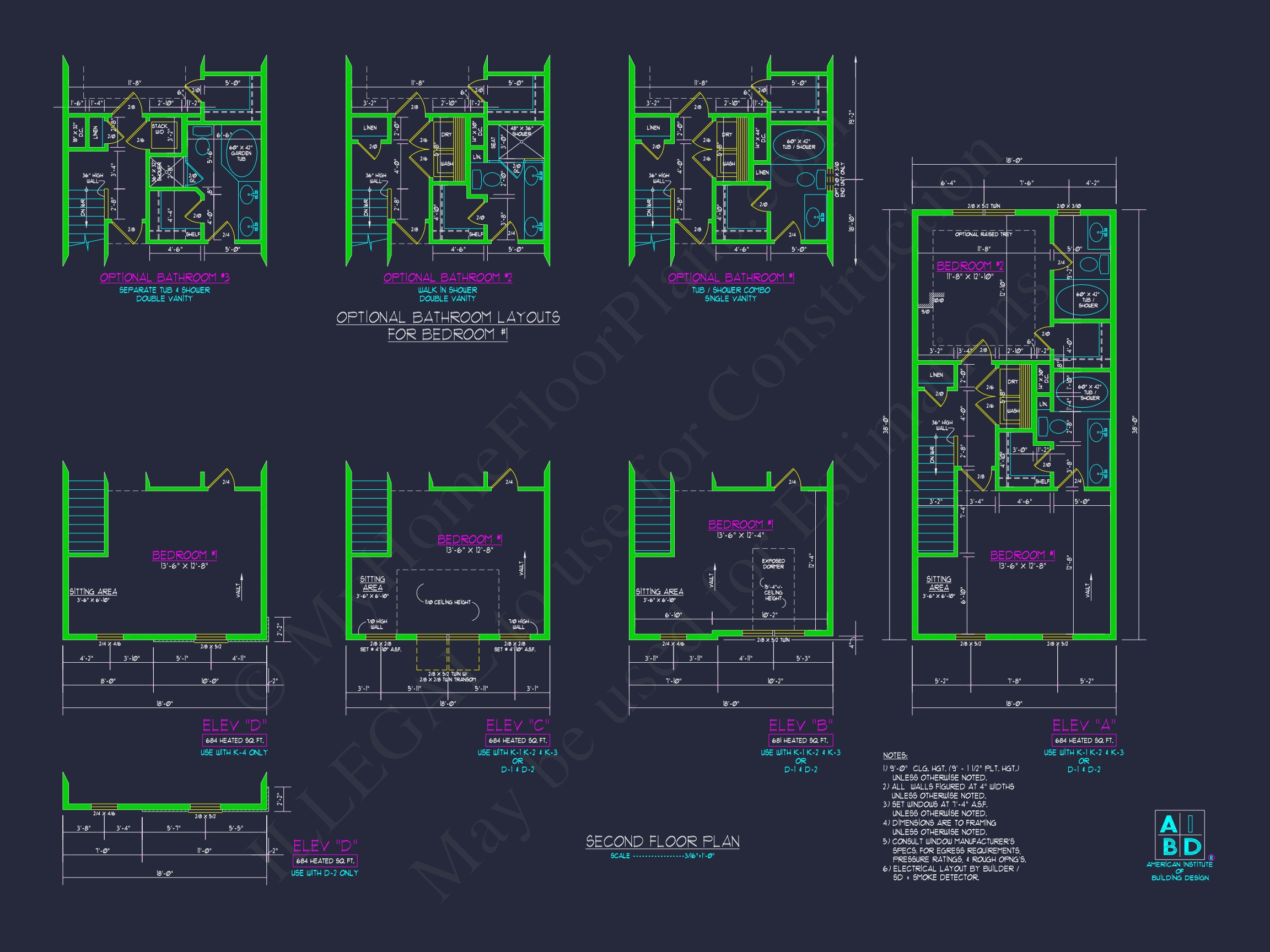 Flexible Townhome Floor Plan for 3–6 Units with CAD Designs