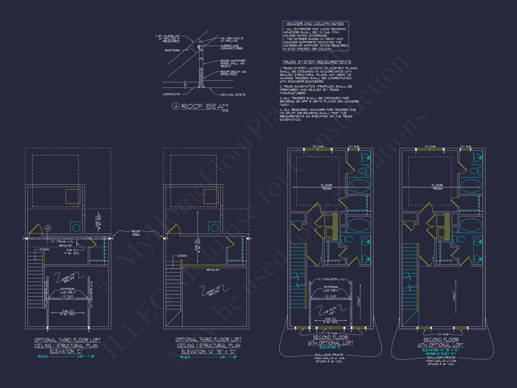 Flexible Townhome Floor Plan for 3–6 Units with CAD Designs