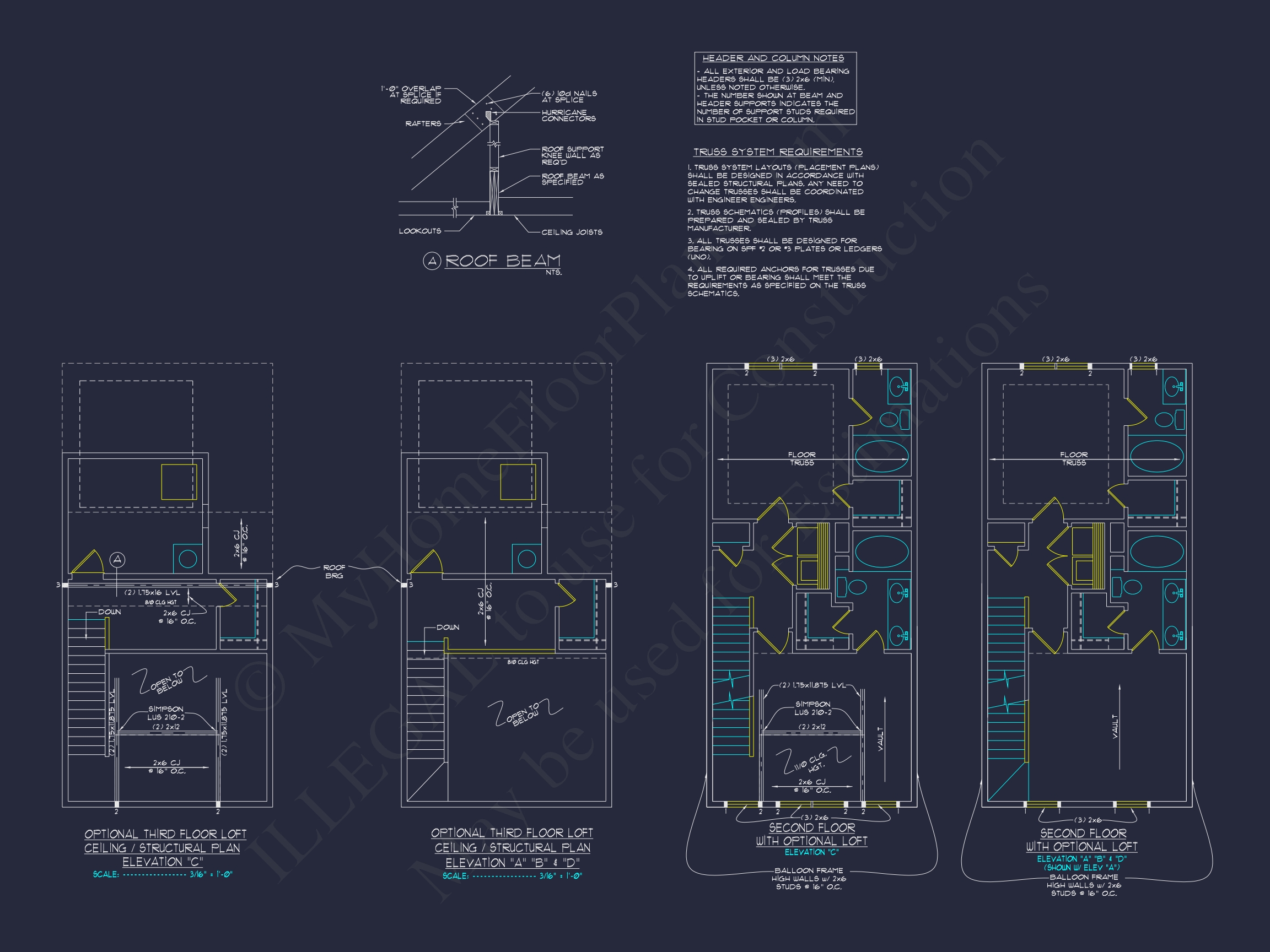 Flexible Townhome Floor Plan for 3–6 Units with CAD Designs