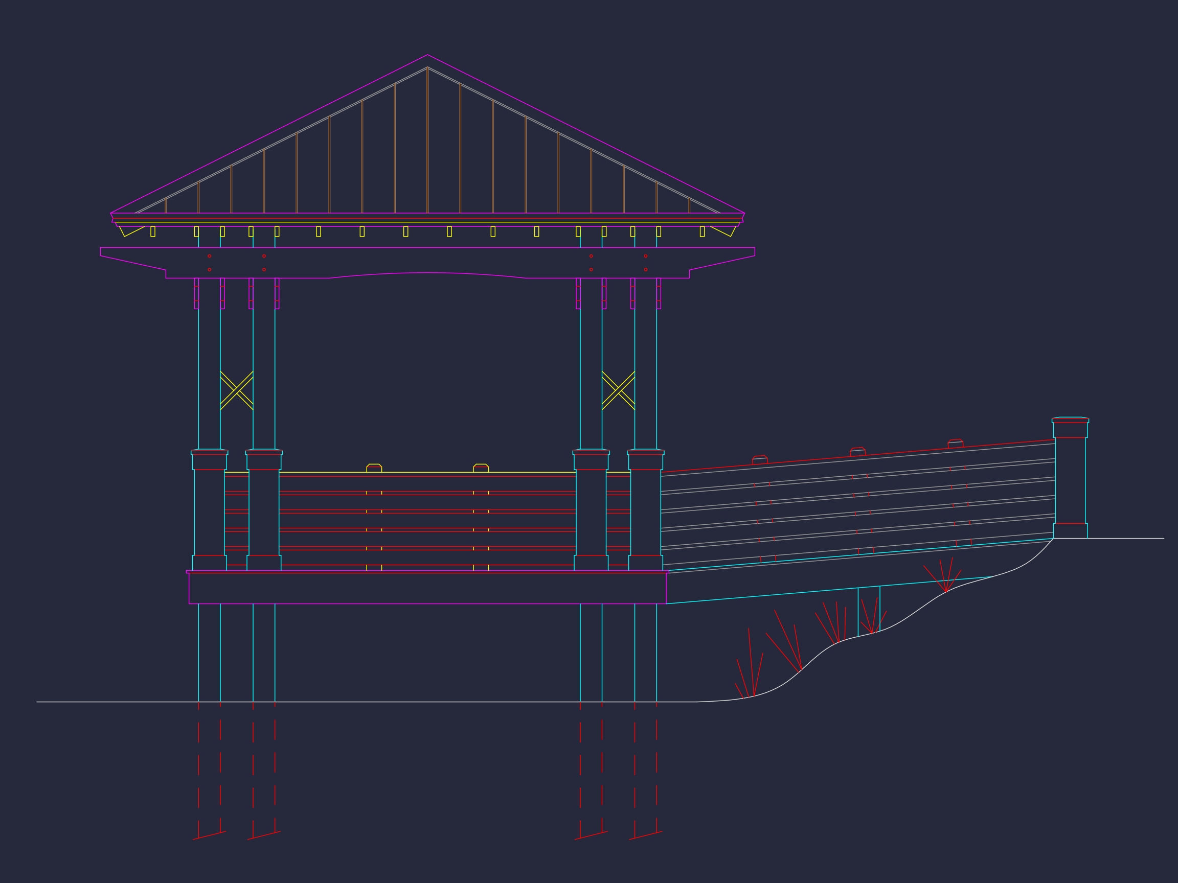 Gazebo Plans & Blueprints - 14' x 28' Outdoor Pavilion Design
