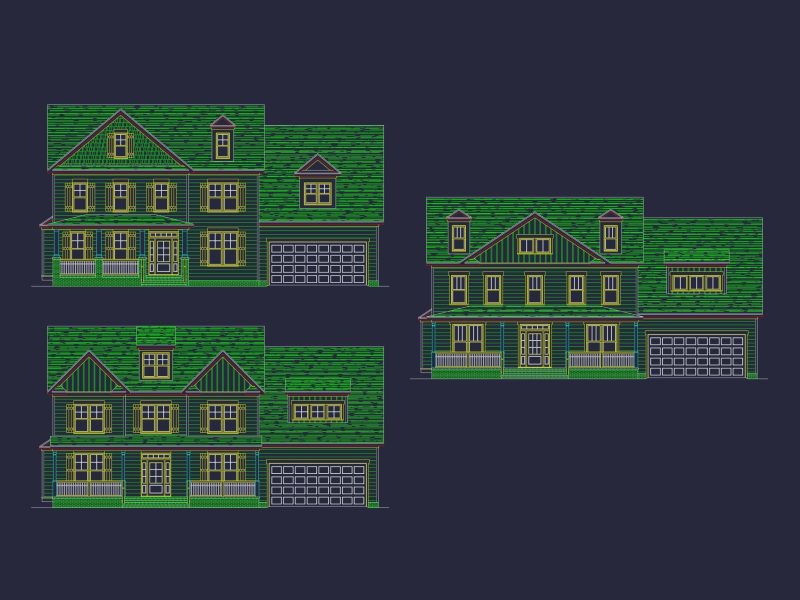 Home-Design-Blueprint-with-Floor-Plans-and-Architectural-CAD