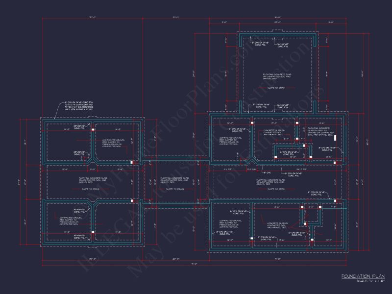 Horse Stable House Plan with 4-Bay Garage & Breezeway